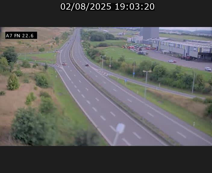Caméra trafic Luxembourg - A7, Colmar-berg direction Mersch