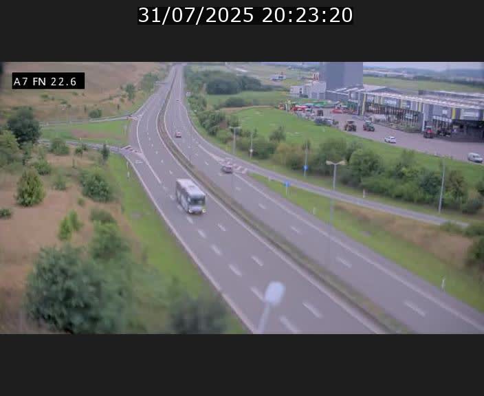 Caméra trafic Luxembourg - A7, Colmar-berg direction Mersch