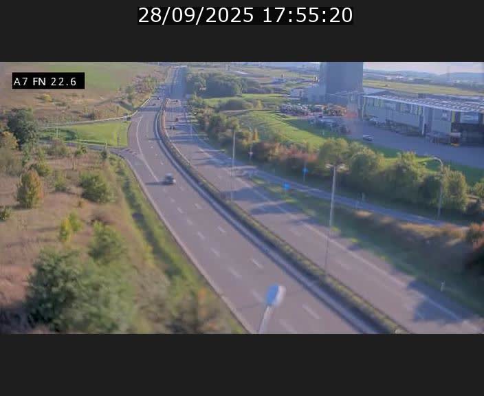 Caméra trafic Luxembourg - A7, Colmar-berg direction Mersch