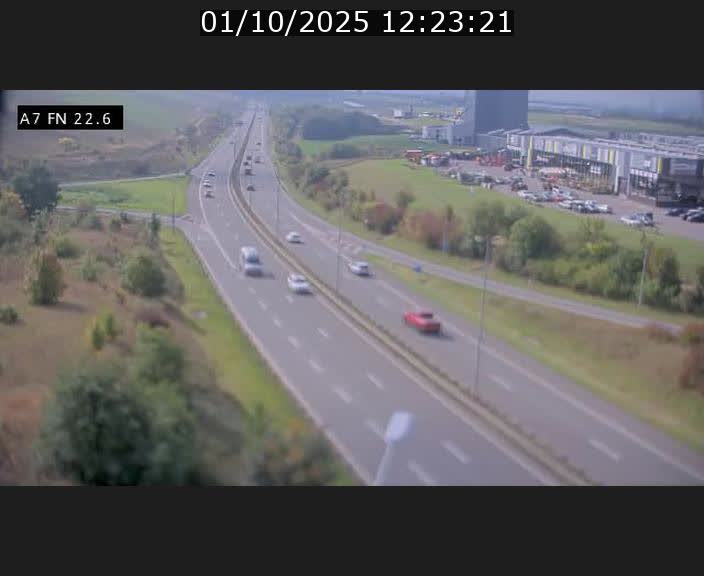Caméra trafic Luxembourg - A7, Colmar-berg direction Mersch