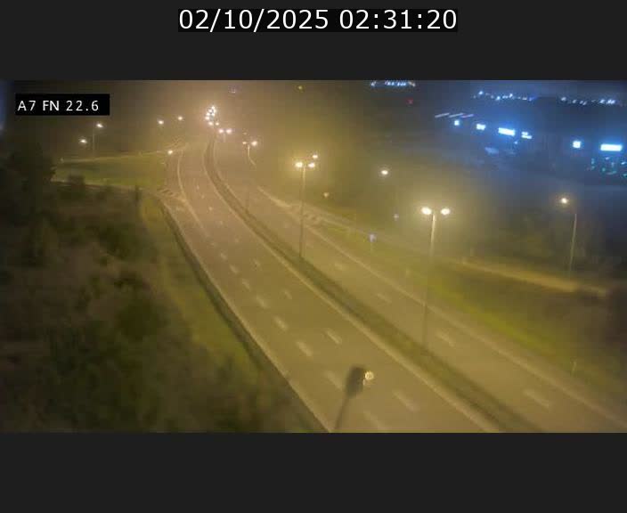 Caméra trafic Luxembourg - A7, Colmar-berg direction Mersch