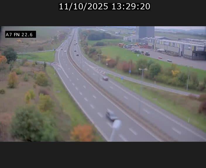 Caméra trafic Luxembourg - A7, Colmar-berg direction Mersch