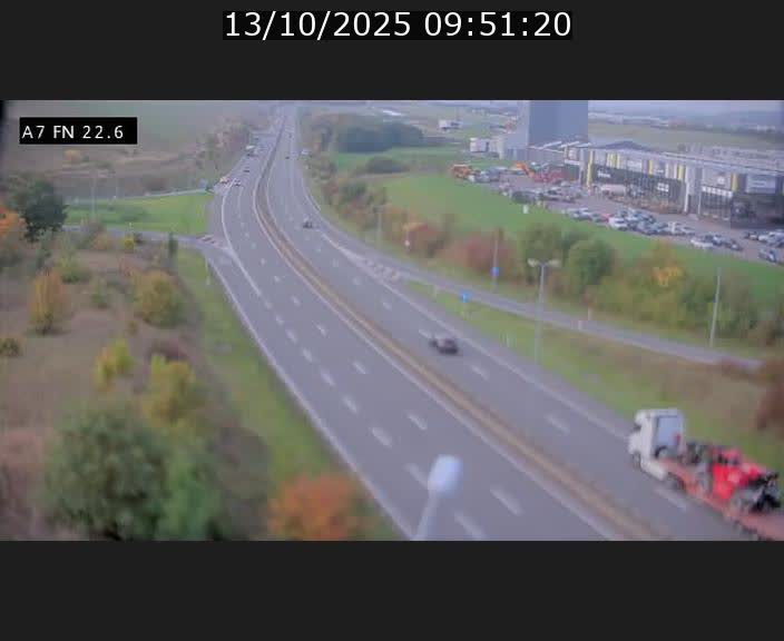 Caméra trafic Luxembourg - A7, Colmar-berg direction Mersch