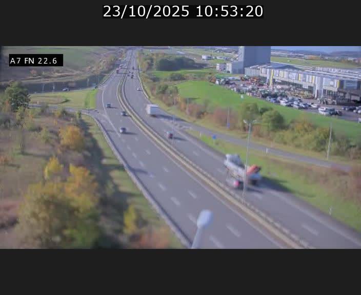 Caméra trafic Luxembourg - A7, Colmar-berg direction Mersch