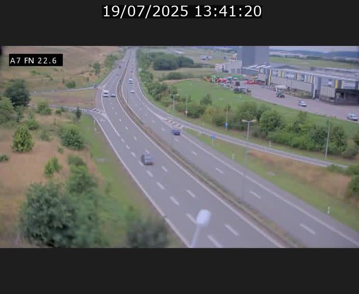 Caméra trafic Luxembourg - A7, Colmar-berg direction Mersch