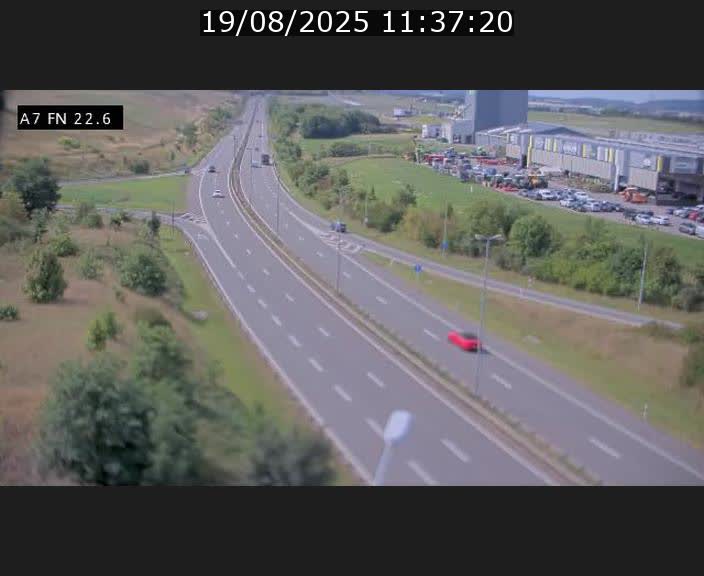 <h2>Caméra trafic Luxembourg - A7, Colmar-berg direction Mersch</h2>
