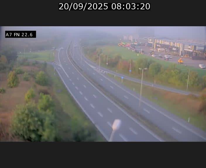 Caméra trafic Luxembourg - A7, Colmar-berg direction Mersch