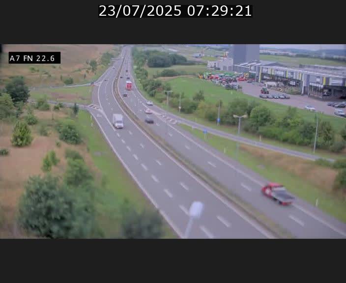 <h2>Caméra trafic Luxembourg - A7, Colmar-berg direction Mersch</h2>