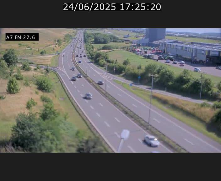 <h2>Caméra trafic Luxembourg - A7, Colmar-berg direction Mersch</h2>