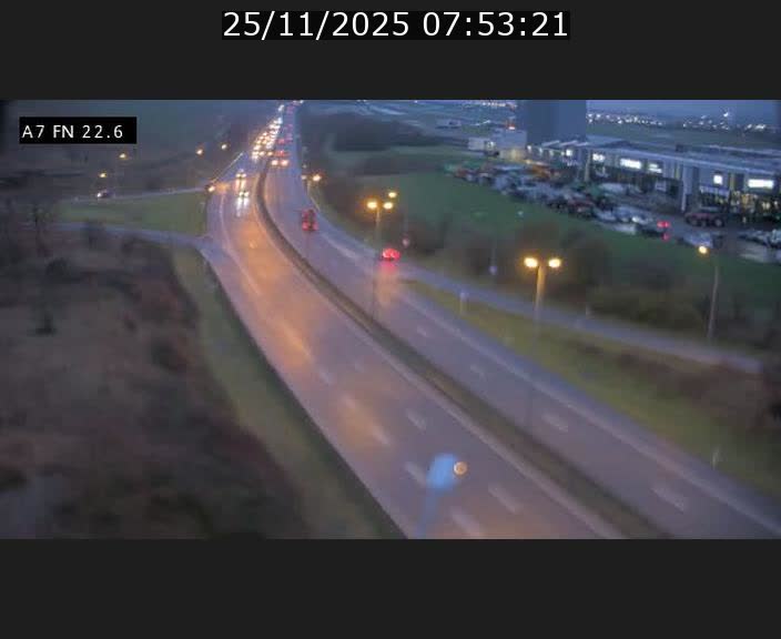 Caméra trafic Luxembourg - A7, Colmar-berg direction Mersch
