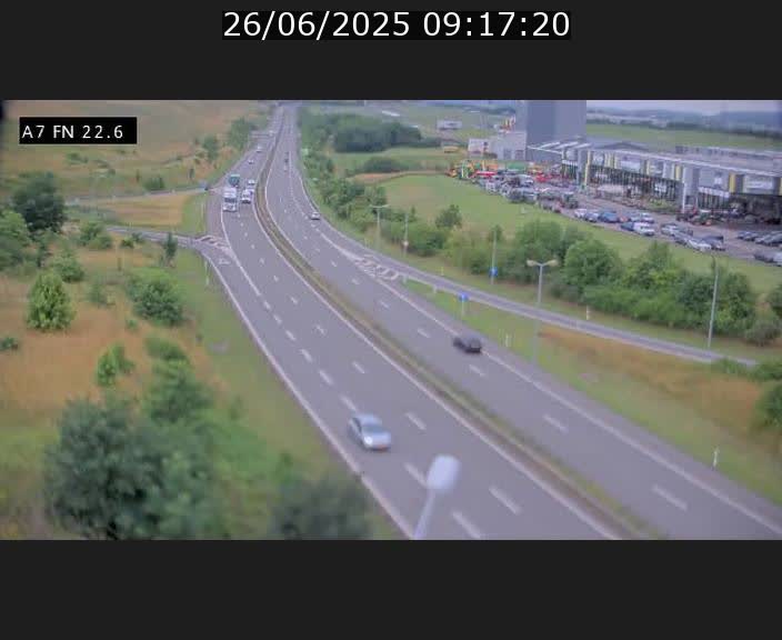 <h2>Caméra trafic Luxembourg - A7, Colmar-berg direction Mersch</h2>