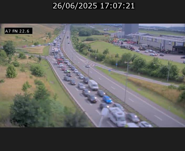 <h2>Caméra trafic Luxembourg - A7, Colmar-berg direction Mersch</h2>