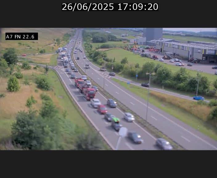<h2>Caméra trafic Luxembourg - A7, Colmar-berg direction Mersch</h2>