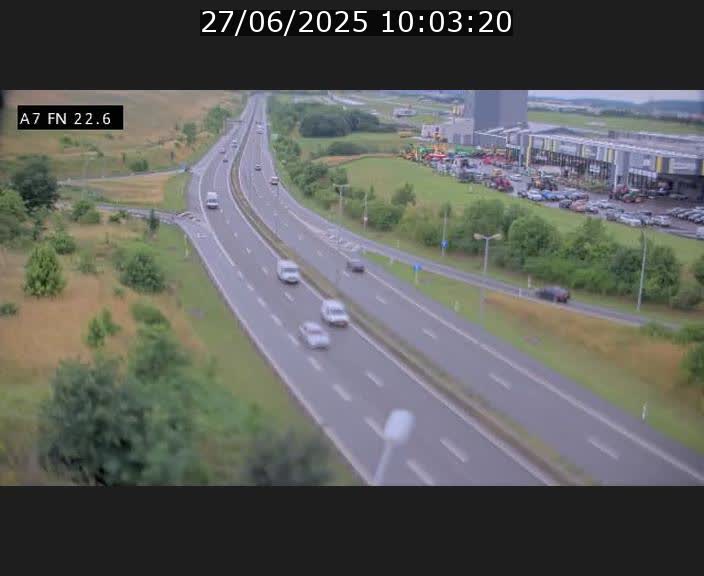 <h2>Caméra trafic Luxembourg - A7, Colmar-berg direction Mersch</h2>