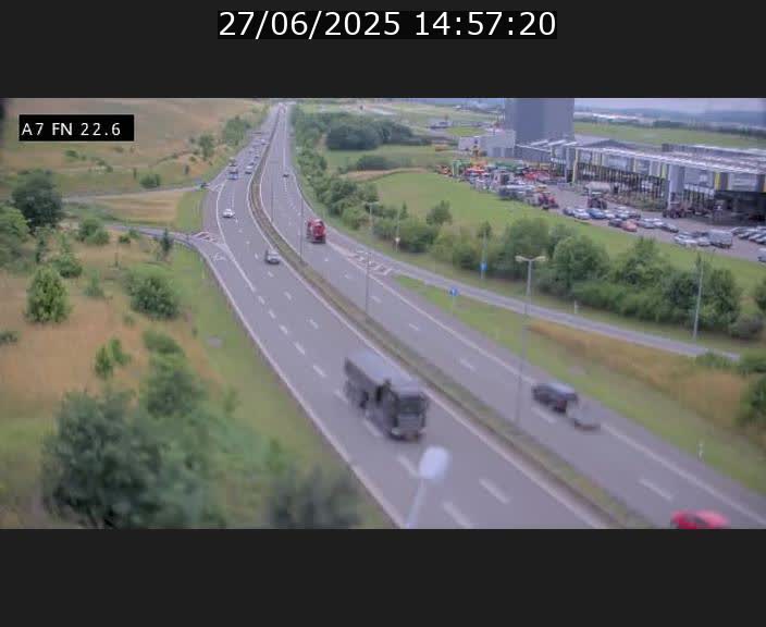 <h2>Caméra trafic Luxembourg - A7, Colmar-berg direction Mersch</h2>
