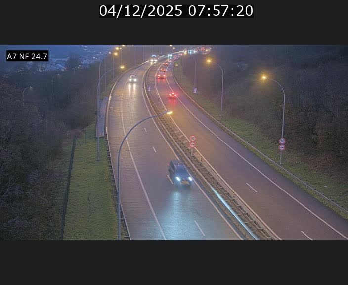 <h2>Caméra trafic Luxembourg - A7, Schieren direction Mersch</h2>