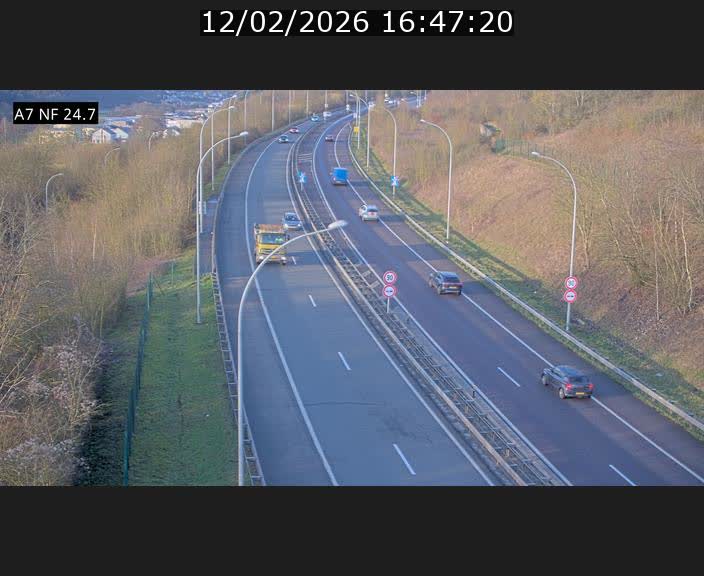 <h2>Caméra trafic Luxembourg - A7, Schieren direction Mersch</h2>