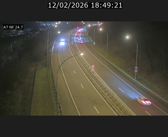 <h2>Caméra trafic Luxembourg - A7, Schieren direction Mersch</h2>