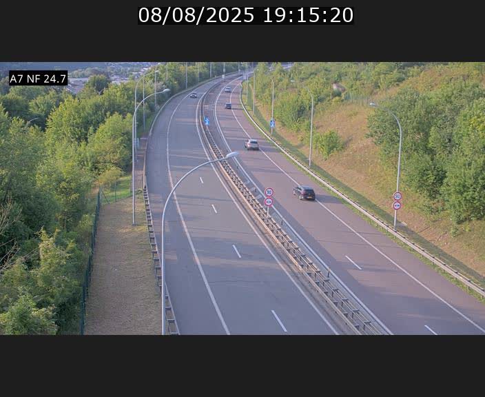 <h2>Caméra trafic Luxembourg - A7, Schieren direction Mersch</h2>