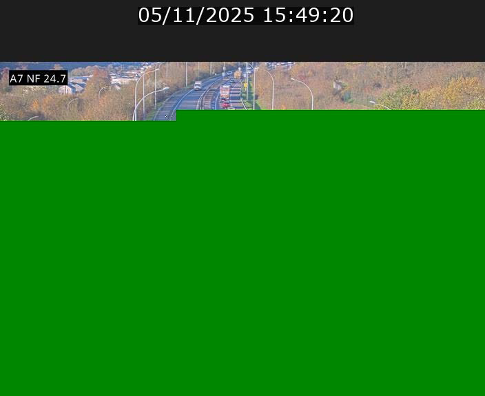Caméra trafic Luxembourg - A7, Schieren direction Mersch
