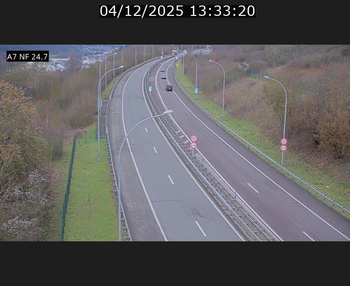 <h2>Caméra trafic Luxembourg - A7, Schieren direction Mersch</h2>