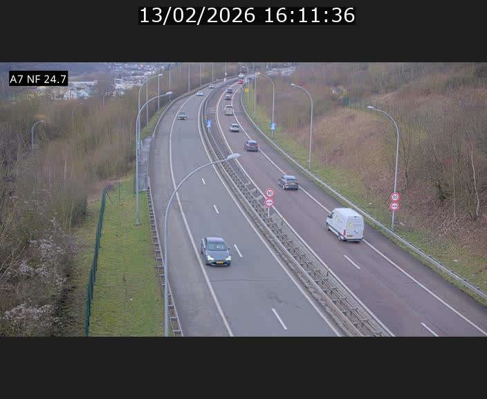 <h2>Caméra trafic Luxembourg - A7, Schieren direction Mersch</h2>