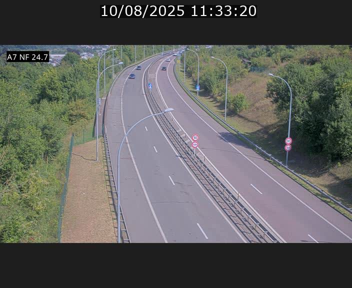 <h2>Caméra trafic Luxembourg - A7, Schieren direction Mersch</h2>