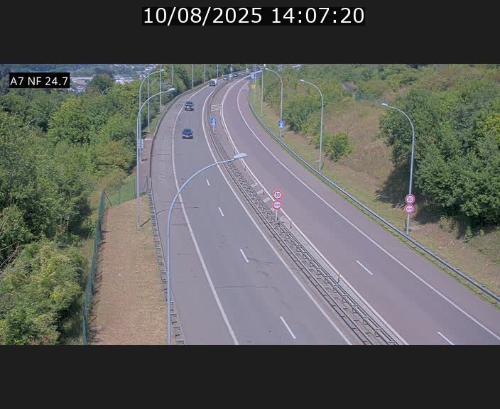<h2>Caméra trafic Luxembourg - A7, Schieren direction Mersch</h2>