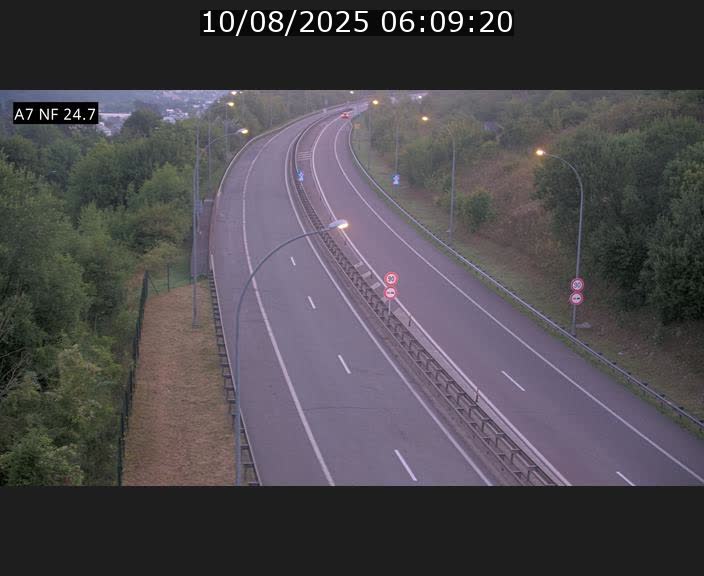<h2>Caméra trafic Luxembourg - A7, Schieren direction Mersch</h2>