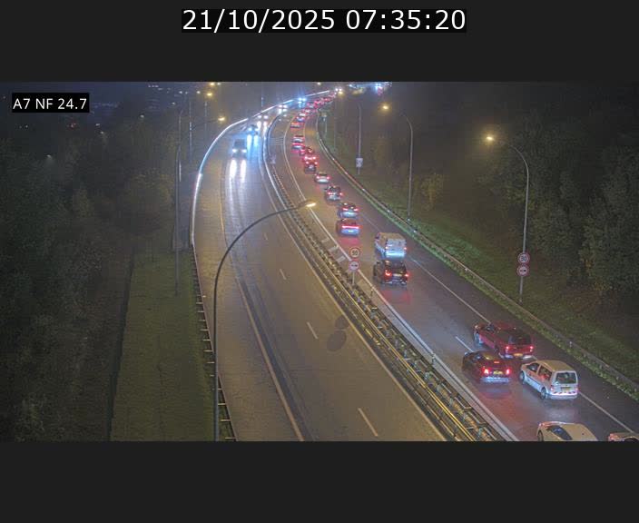 <h2>Caméra trafic Luxembourg - A7, Schieren direction Mersch</h2>