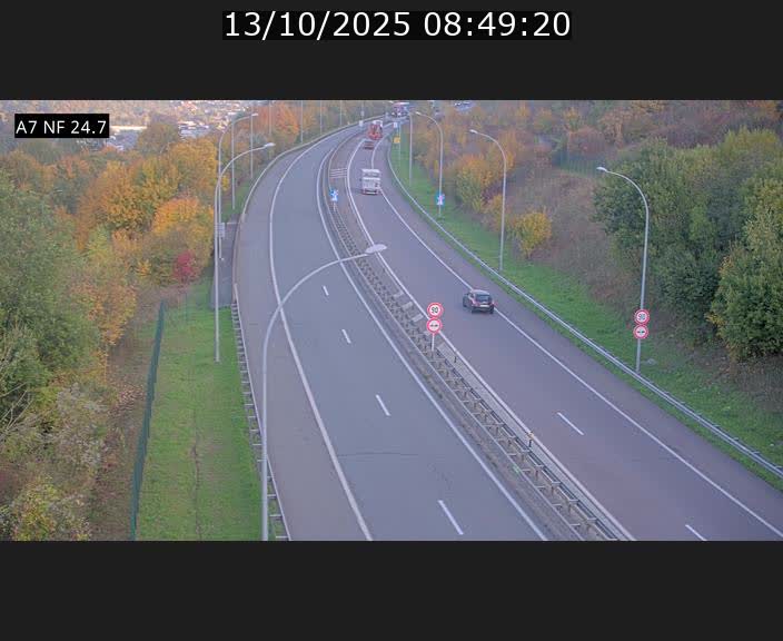 <h2>Caméra trafic Luxembourg - A7, Schieren direction Mersch</h2>