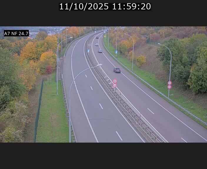 <h2>Caméra trafic Luxembourg - A7, Schieren direction Mersch</h2>