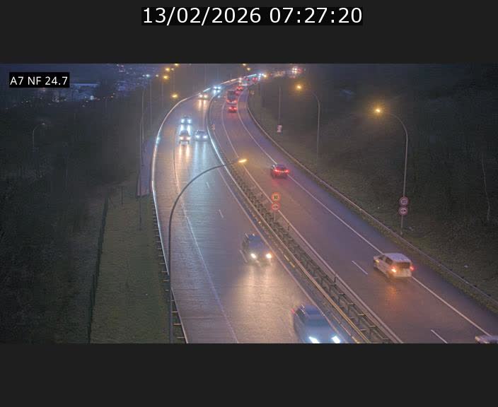 <h2>Caméra trafic Luxembourg - A7, Schieren direction Mersch</h2>