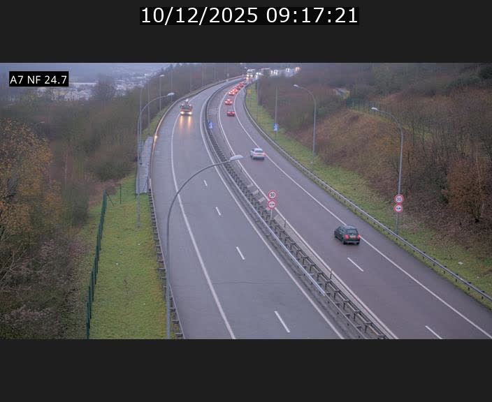 <h2>Caméra trafic Luxembourg - A7, Schieren direction Mersch</h2>