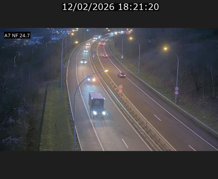 <h2>Caméra trafic Luxembourg - A7, Schieren direction Mersch</h2>