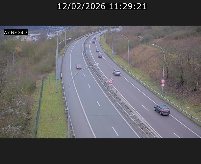 <h2>Caméra trafic Luxembourg - A7, Schieren direction Mersch</h2>