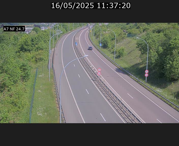 <h2>Caméra trafic Luxembourg - A7, Schieren direction Mersch</h2>