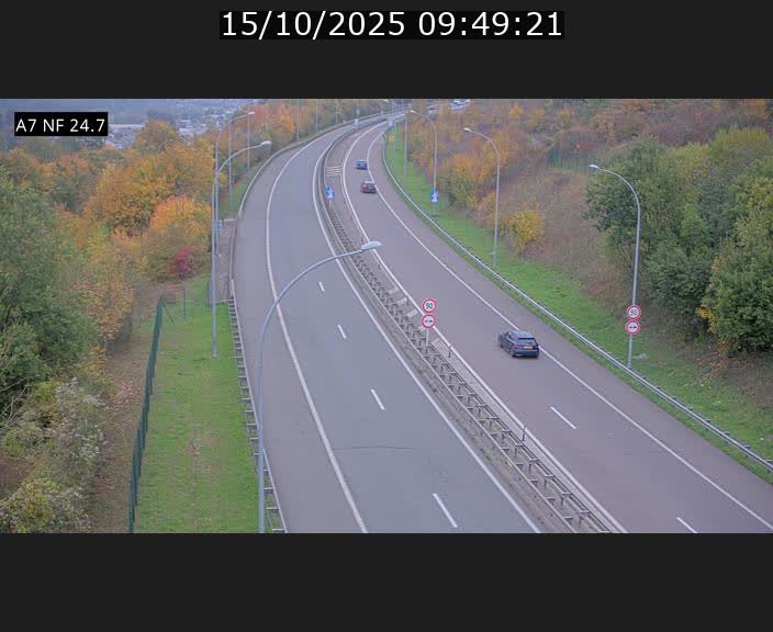 <h2>Caméra trafic Luxembourg - A7, Schieren direction Mersch</h2>