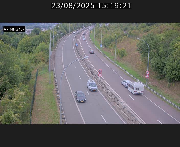 <h2>Caméra trafic Luxembourg - A7, Schieren direction Mersch</h2>
