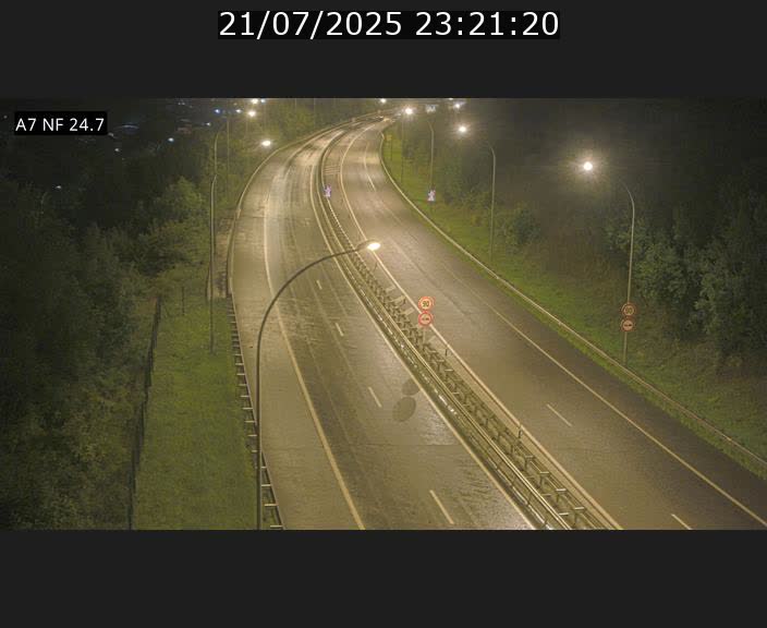 Caméra trafic Luxembourg - A7, Schieren direction Mersch