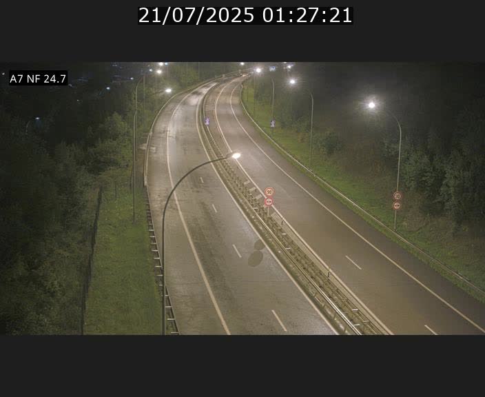 Caméra trafic Luxembourg - A7, Schieren direction Mersch