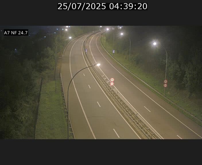Caméra trafic Luxembourg - A7, Schieren direction Mersch