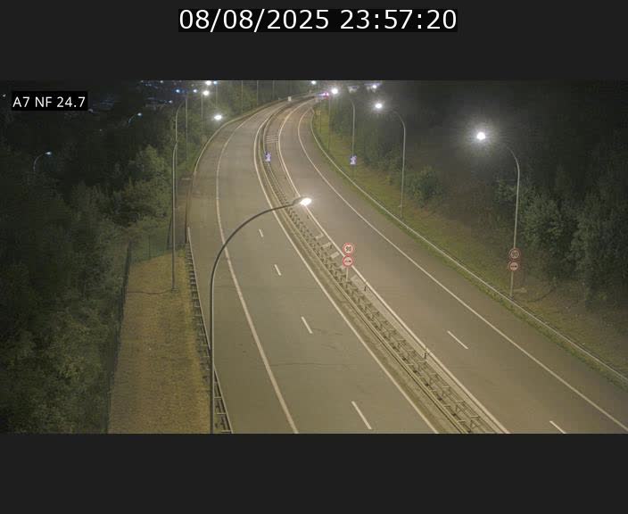 Caméra trafic Luxembourg - A7, Schieren direction Mersch