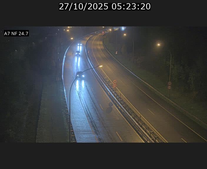 Caméra trafic Luxembourg - A7, Schieren direction Mersch