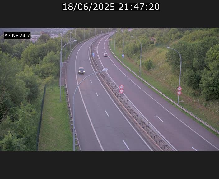 <h2>Caméra trafic Luxembourg - A7, Schieren direction Mersch</h2>