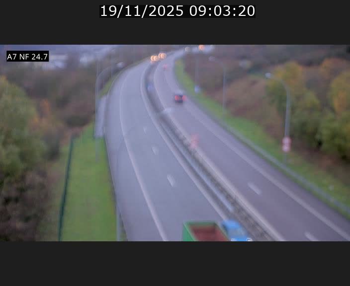 <h2>Caméra trafic Luxembourg - A7, Schieren direction Mersch</h2>
