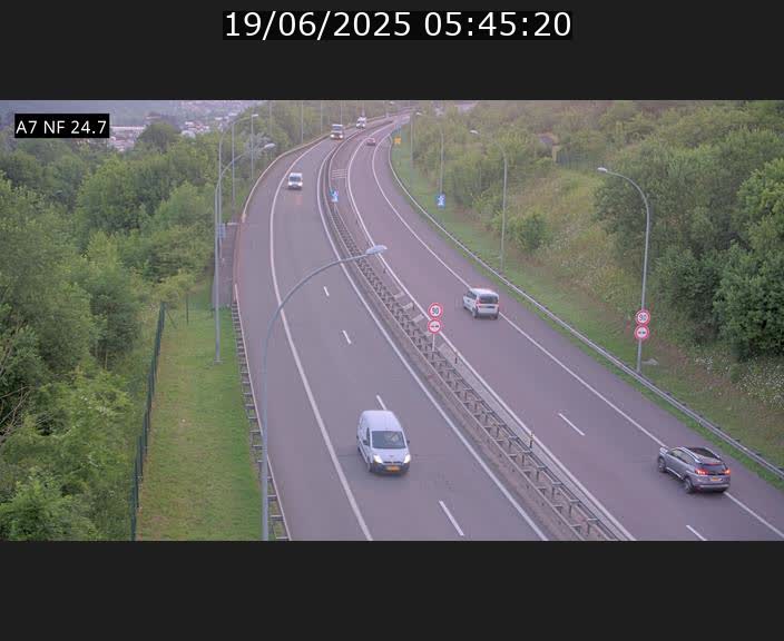 <h2>Caméra trafic Luxembourg - A7, Schieren direction Mersch</h2>