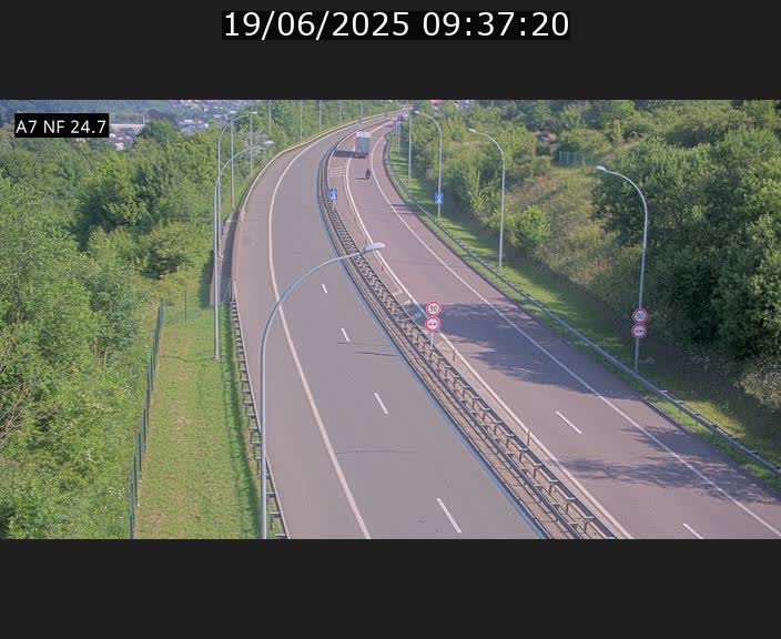 <h2>Caméra trafic Luxembourg - A7, Schieren direction Mersch</h2>