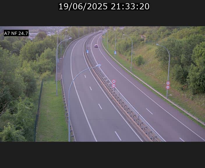 <h2>Caméra trafic Luxembourg - A7, Schieren direction Mersch</h2>