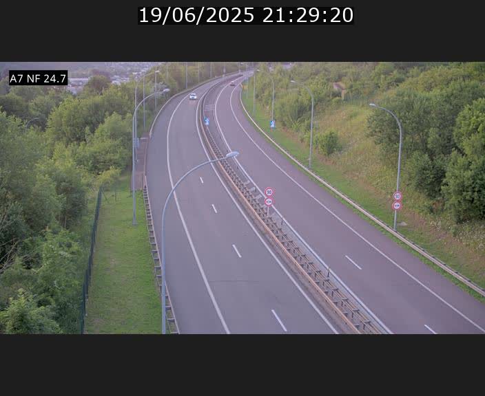 <h2>Caméra trafic Luxembourg - A7, Schieren direction Mersch</h2>